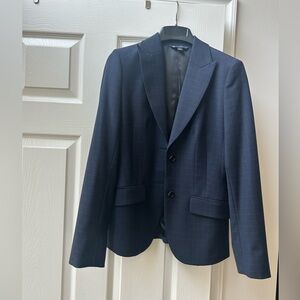 Brooks Brothers Classic Navy Plaid  Blazer